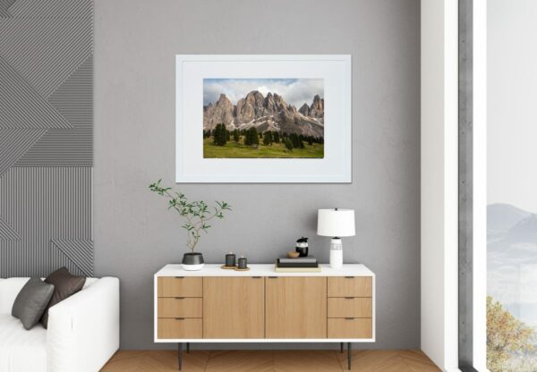 Dolomiten - Gschnagenhardt Alm mit Geislerspitzen, Südtirol – Bild 3