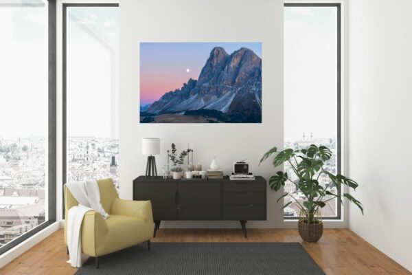 Dolomiten - Mondaufgang am Peitlerkofel, Südtirol – Bild 3