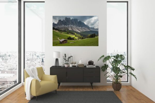Dolomiten - Alm mit Geislerspitzen, Südtirol – Bild 3
