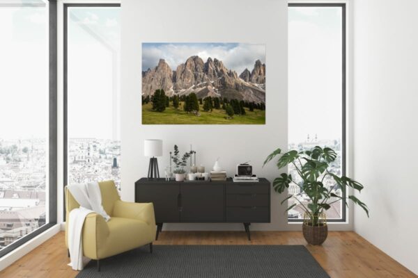 Dolomiten - Gschnagenhardt Alm mit Geislerspitzen, Südtirol – Bild 4
