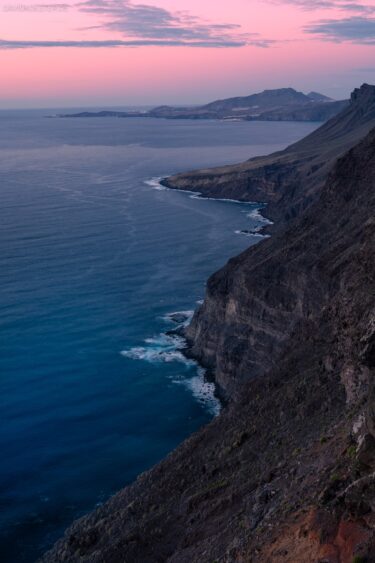 Gran Canaria - Steilküste bei Agaete Hochformat