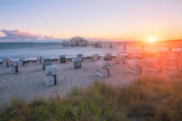 Timmendorfer Strand und Seebrücke, Schleswig-Holstein