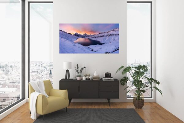 Schweiz - Bachalpsee im Winter, Panorama – Bild 2