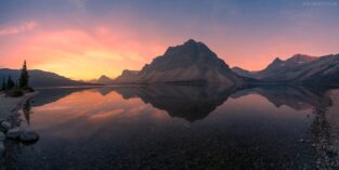 Kanada - Bergsee in den Rocky Mountains, Panoramabilder
